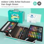 Little Artist Suitcase Art Set - Green - Image 4